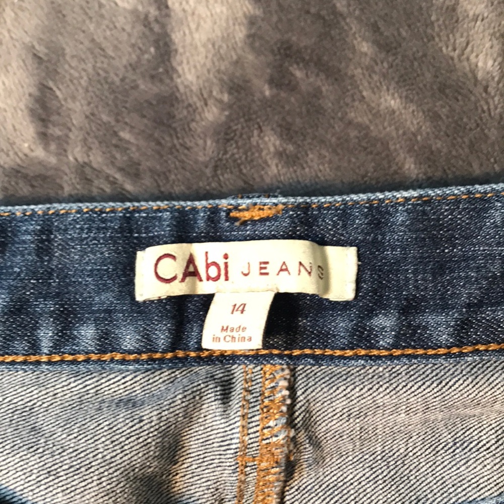 EUC!! CABi straight leg jeans size 14 - Picture 6 of 6